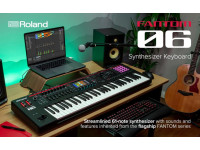 <b>Roland FANTOM-06 Sintetizador 3.500 Sons Visor TOUCH a Cores Sampling 61-teclas</b> <b>Roland FANTOM-06 Sintetizador 3.500 Sons Visor TOUCH a Cores Sampling 61-teclas</b>